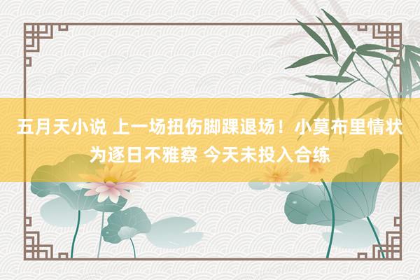 五月天小说 上一场扭伤脚踝退场！小莫布里情状为逐日不雅察 今天未投入合练