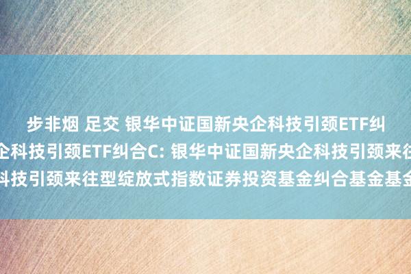 步非烟 足交 银华中证国新央企科技引颈ETF纠合A,银华中证国新央企科技引颈ETF纠合C: 银华中证国新央企科技引颈来往型绽放式指数证券投资基金纠合基金基金居品而已提要更新
