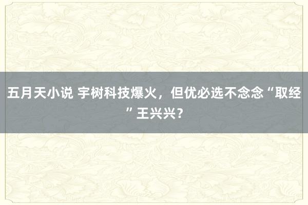 五月天小说 宇树科技爆火，但优必选不念念“取经”王兴兴？