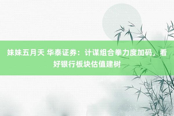 妹妹五月天 华泰证券：计谋组合拳力度加码，看好银行板块估值建树