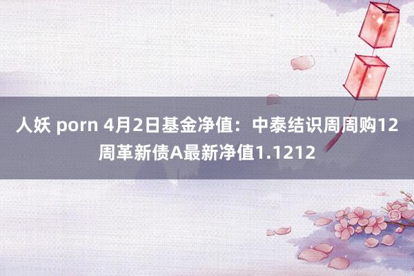 人妖 porn 4月2日基金净值：中泰结识周周购12周革新债A最新净值1.1212