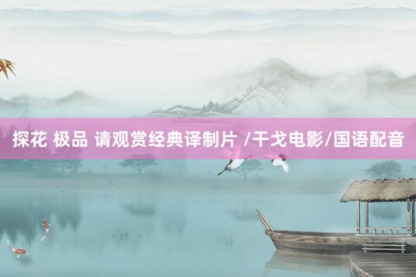 探花 极品 请观赏经典译制片 /干戈电影/国语配音